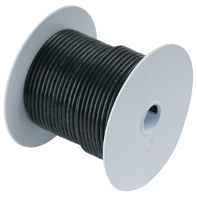 18 BLK TINNED COPPER WIRE (100FT)
