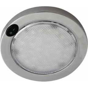 16601 of Aqua Signal 4" Lens Columbo LED Interior Dome Light - Stainless Steel