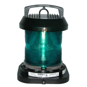 Aqua Signal Series 70 Single Lens Commercial Navigation Light - All-round, Green