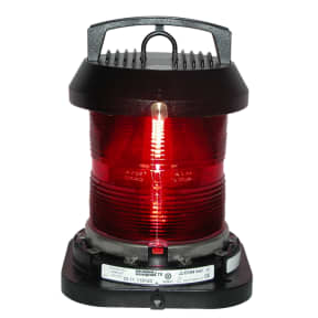 Aqua Signal Series 70 Single Lens Commercial Navigation Light - All-round, Red