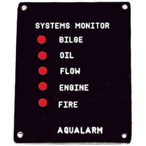 Aqualarm ASM Alarm Visual Indication Panel - for Single Engines