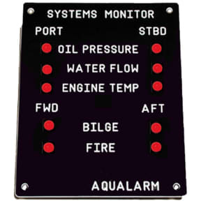Aqualarm ASM Alarm Visual Indication Panel Only - for Twin Engines