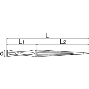 Dimensions of Asano Metal Industry Light Spike SG - Wire Rope Fid