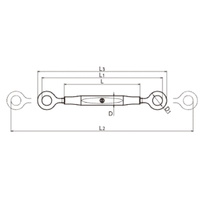 dia of Asano Metal Industry Turnbuckle Type A