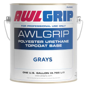gallon of Awlgrip Topcoat Base - Grays & Blacks