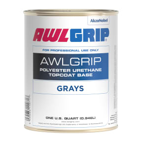 QUART of Awlgrip Topcoat Base - Grays & Blacks