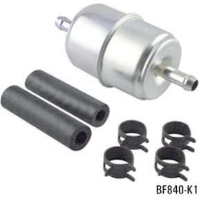 BF840-Kit of Baldwin Filters BF840-K1 In-Line Gasoline Fuel Filter Kit - 5/16" Hose