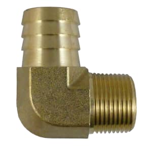 90 Deg Brass Fitting - NPT to HB