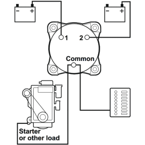 Blue Sea 350A e-Series Battery Selector Switch