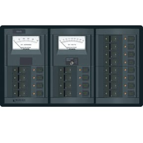 1201 of Blue Sea Systems 360 Panel Systems DC - 16 Positions with Analog Amp & Voltmeters