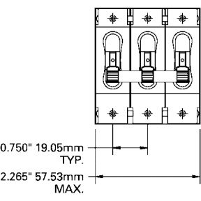 AC C-Series Triple Pole Circuit Breakers