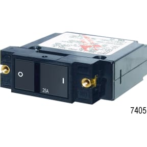 AC/DC Single Pole Flat Rocker Circuit Breakers, 8A