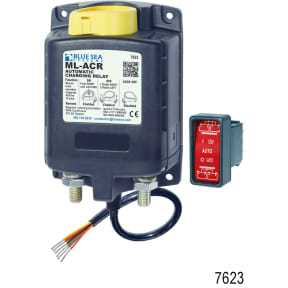 Retail of Blue Sea Systems 500A 24V ML ACR - Automatic Charging Relay with Manual Override