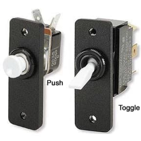 Diagram of Blue Sea Systems Panel Switches