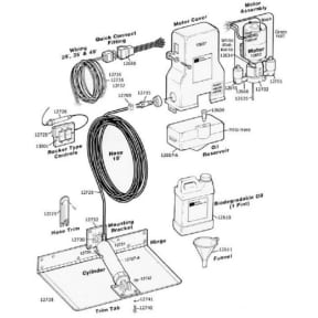 system diagram of Boat Leveler Trim Tab Assemblies - For Boats with Inboard Engines