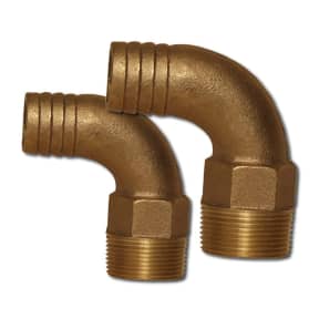 00hn100125es of Buck Algonquin 90 Degree Pipe to Hose Adapters