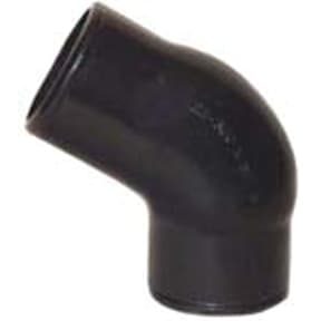 45 Degree Cast Iron Exhaust Elbow Connector - 5 Inch Hose