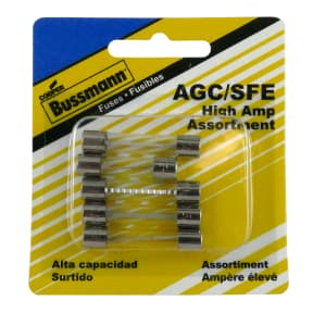 bpagcsfea5 of Buss Fuses Buss AGC 5-Fuse Assortment Kits