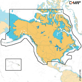 C-MAP DISCOVER X: M-NA-T-200-D-MS North America