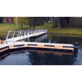 example of C Marine Small Flat Back Heavy Duty Dock Bumpers - 4-1/2" Height
