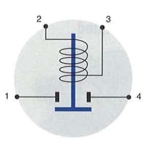 Diagram of Cole Hersee Cole Hersee PVC Coated Continuous Duty Solenoid