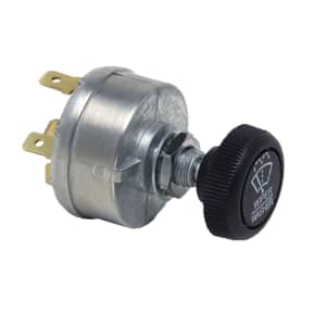 angle view of Cole Hersee Windshield Wiper Rotary Switch