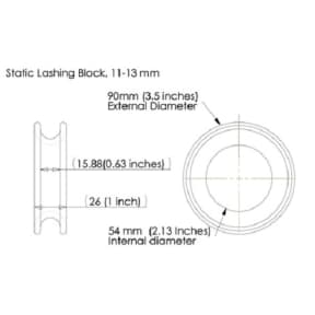 Static Lashing Block - CSS43