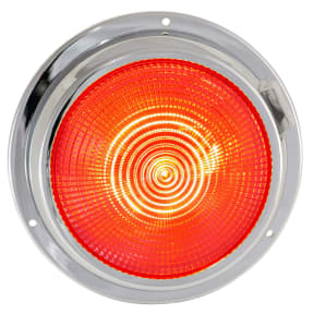 Dr LED 5-1/2" Chromed Mars LED General Purpose Dome Light - Red / White