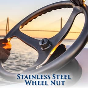 in use of Edson Marine Wheel Nuts