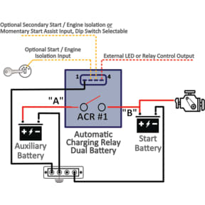 Advanced Automatic Charging Relay - Dual Battery
