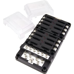 Ring Terminal Fuse Blocks with Blown Fuse LEDs