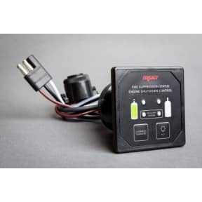 Dual Shutdown System Helm Display Panel of Fireboy-Xintex Automatic Engine Shutdown Systems - Dual System Helm Display