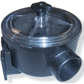 Seaflo Marine Raw Water Intake Strainer - Clear Cover Cooling Filter For 1/2", 5/8" & 3/4" Hose Sizes