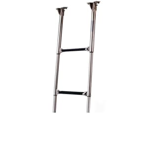 19623 of Garelick Out of Sight Under Platform Telescoping 3-Step SS Ladder