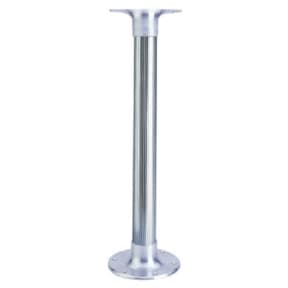 Small Stowable Table Pedestal - 2-1/4" Stanchion - Surface Mount Base
