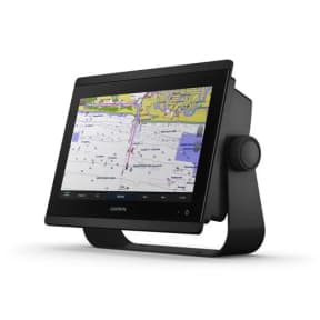 Right Side of Garmin GPSMAP 8412 - with World Basemap