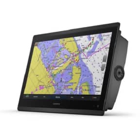 Right Side of Garmin GPSMAP 8416 - with World Basemap