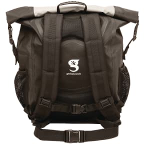 back of Geckobrands Paddler 30L Waterproof Backpack