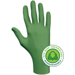Showa Biodegradable Green Nitrile Gloves