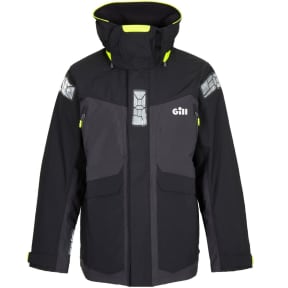 Graphite Front View of Gill Men's OS24 Offshore Jacket