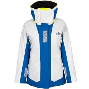 White Front View of Gill Women's OS24 Offshore Jacket