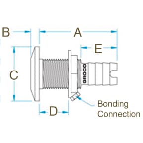 Straight Hose Thru-Hull Fittings