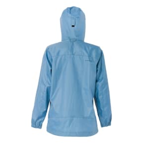 back of Grundens Weather Watch Hooded Fishing Jacket