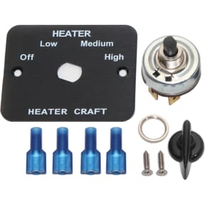 full kit of Heater Craft Rotary Switch Kit for Heater Fan
