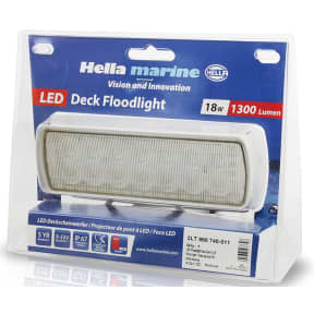 Packaging of Hella 1300 Lumen Sea Hawk-XLR LED Flood Light