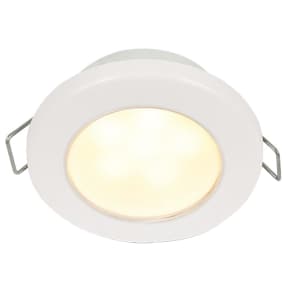 Hella EuroLED 75 3" Recessed Mount LED Down Light - Warm White, White Bezel