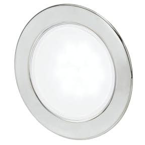 EuroLED 95 LED Down Lights with Spring Clips - White, Stainless Trim