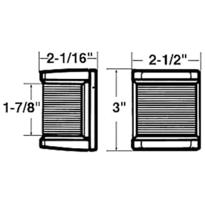 Diagram of Model 3562 Navigation Light