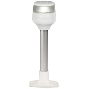 NaviLED 360 Compact All Round Pole Navigation Lamp - 8", White Lens, White Base