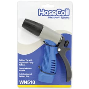 HoseCoil Rubber Tip Nozzle with Comfort Grip